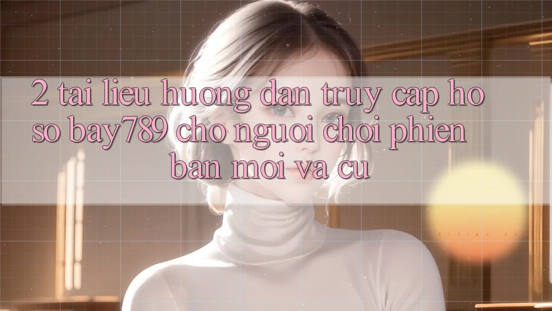 2. Tài liệu hướng dẫn Truy cập hồ sơ bay789 Cho Người Chơi Phiên bản mới Và Cũ