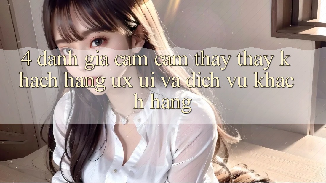 4. Đánh Giá Cảm cảm thấy thấy Khách hàng (UX/UI) Và Dịch Vụ Khách Hàng