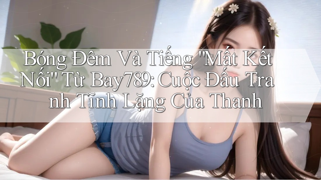 Bóng Đêm Và Tiếng “Mất Kết Nối” Từ Bay789: Cuộc Đấu Tranh Tĩnh Lặng Của Thanh Bóng Đêm Và Tiếng “Mất Kết Nối” Từ Bay789: Cuộc Đấu Tranh Tĩnh Lặng Của Thanh