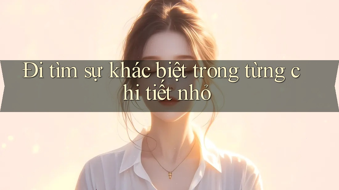 Đi tìm sự khác biệt trong từng chi tiết nhỏ