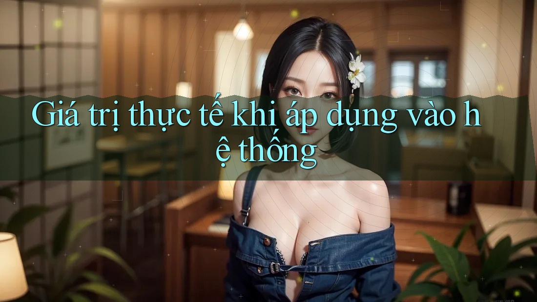 Giá trị thực tế khi áp dụng vào hệ thống Giá trị thực tế khi áp dụng vào hệ thống