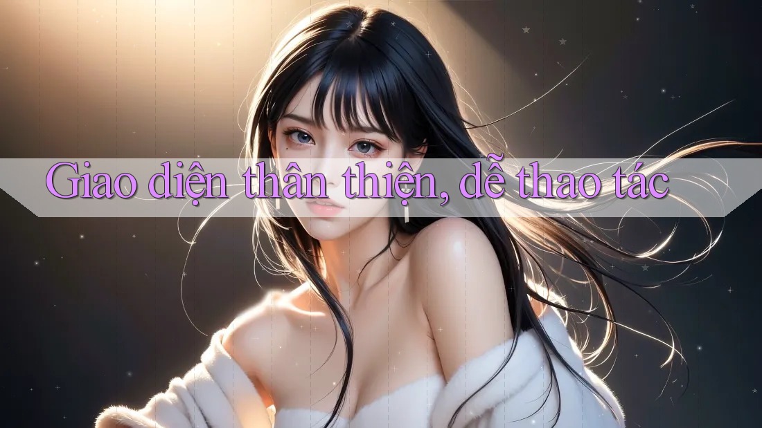 Giao diện thân thiện, dễ thao tác