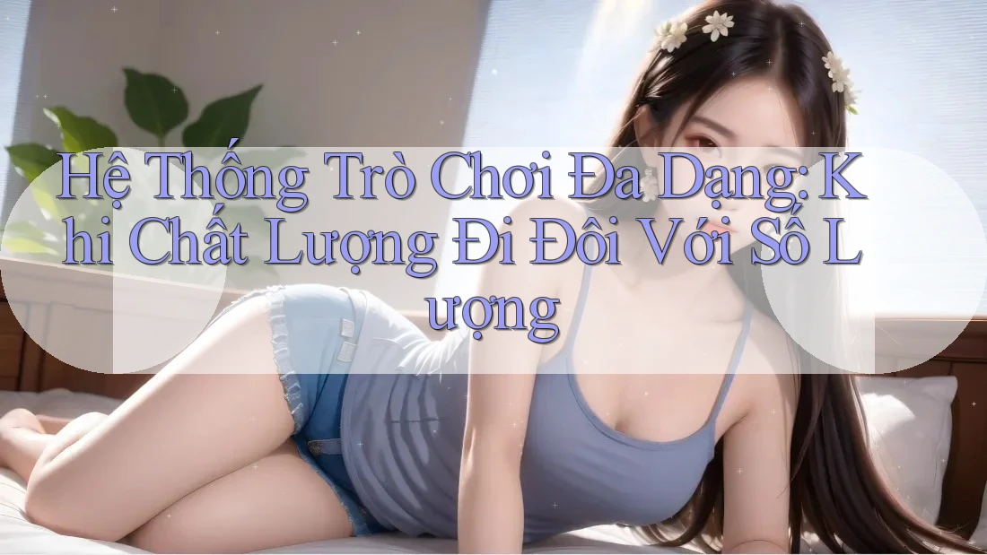 Hệ Thống Trò Chơi Đa Dạng: Khi Chất Lượng Đi Đôi Với Số Lượng Hệ Thống Trò Chơi Đa Dạng: Khi Chất Lượng Đi Đôi Với Số Lượng