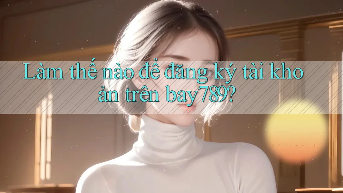 Làm thế nào để đăng ký tài khoản trên bay789?