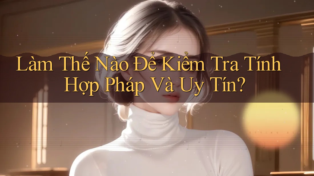 Làm Thế Nào Để Kiểm Tra Tính Hợp Pháp Và Uy Tín?