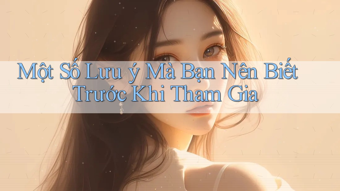 Một Số Lưu ý Mà Bạn Nên Biết Trước Khi Tham Gia