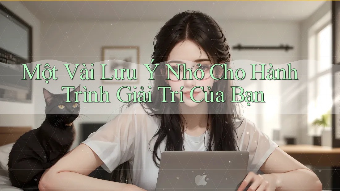 Một Vài Lưu ý Nhỏ Cho Hành Trình Giải Trí Của Bạn