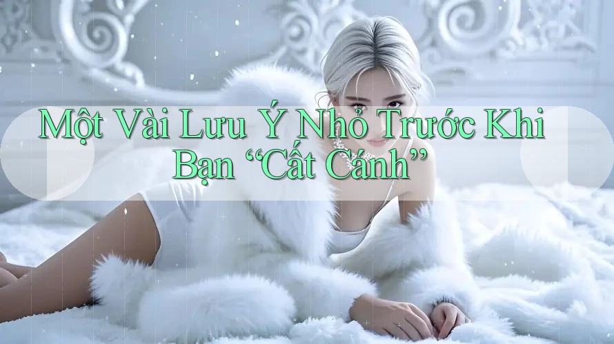 Một Vài Lưu Ý Nhỏ Trước Khi Bạn “Cất Cánh”