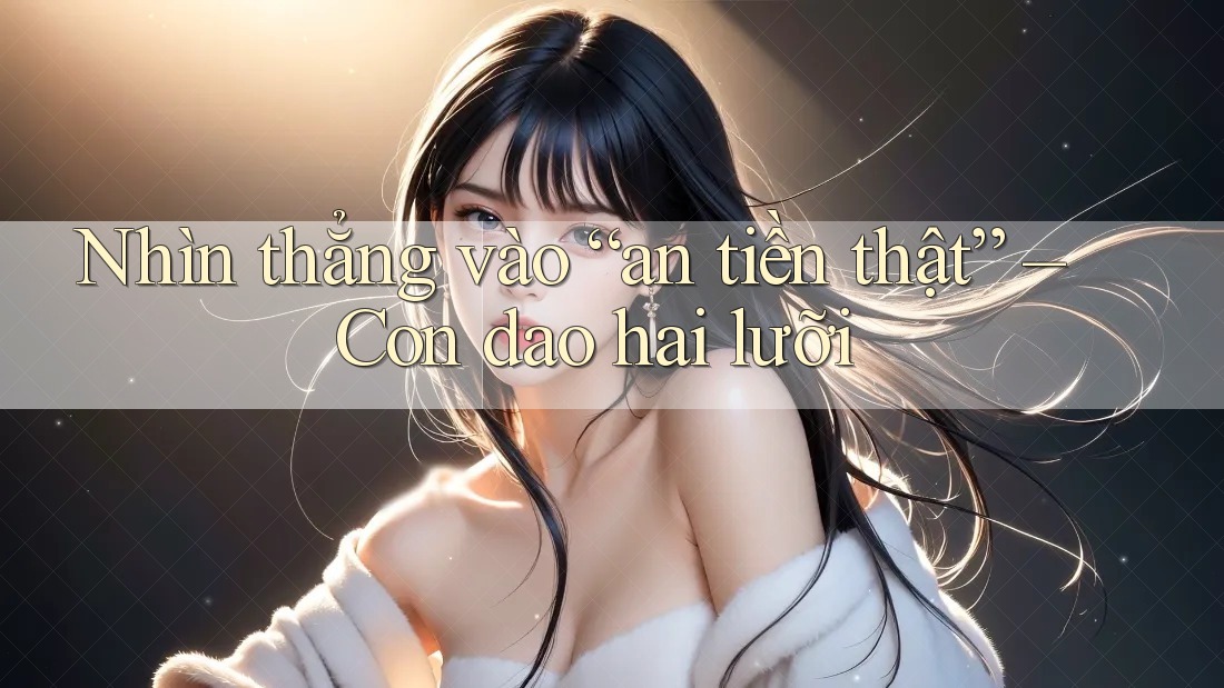 Nhìn thẳng vào “an tiền thật” – Con dao hai lưỡi