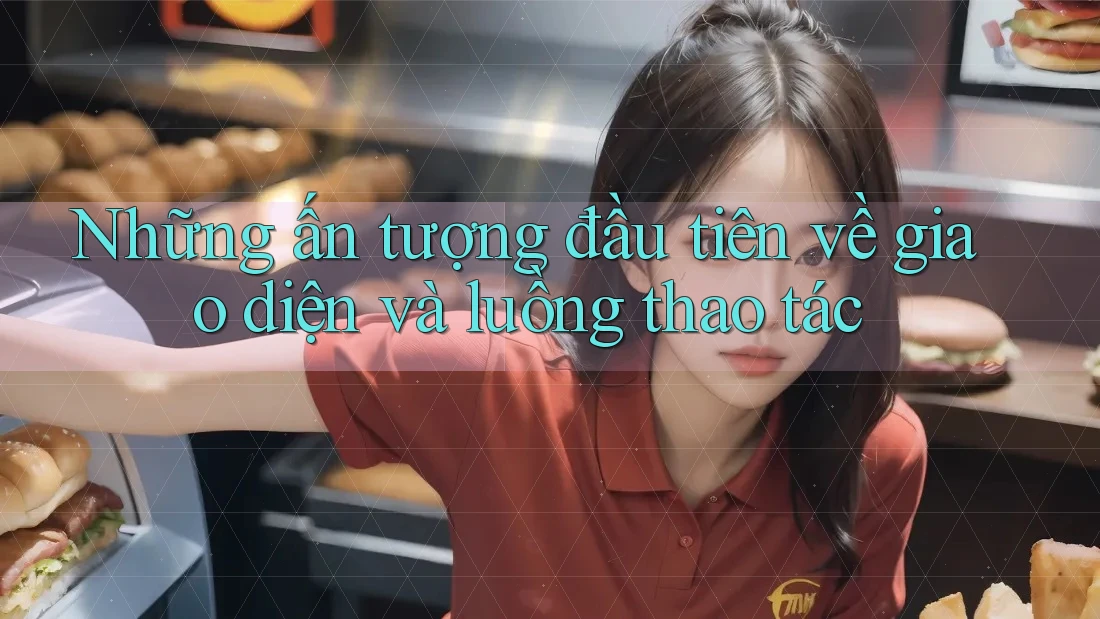 Những ấn tượng đầu tiên về giao diện và luồng thao tác