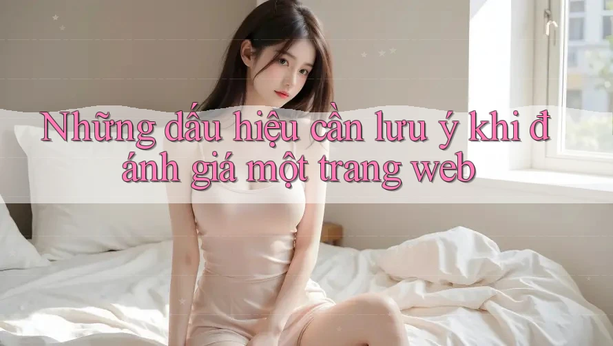 Những dấu hiệu cần lưu ý khi đánh giá một trang web