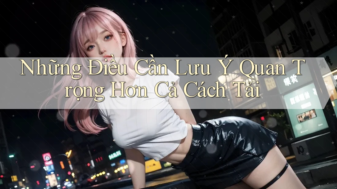 Những Điều Cần Lưu Ý Quan Trọng Hơn Cả Cách Tải