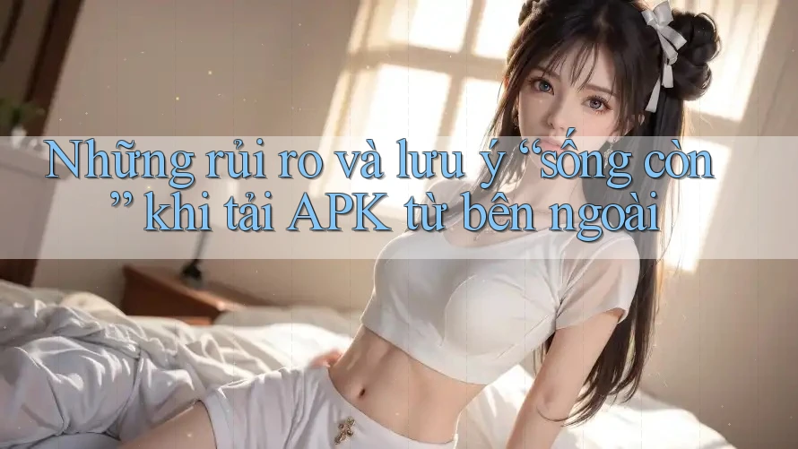 Những rủi ro và lưu ý “sống còn” khi tải APK từ bên ngoài Những rủi ro và lưu ý “sống còn” khi tải APK từ bên ngoài
