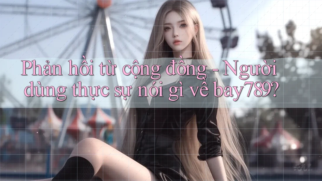 Phản hồi từ cộng đồng - Người dùng thực sự nói gì về bay789?