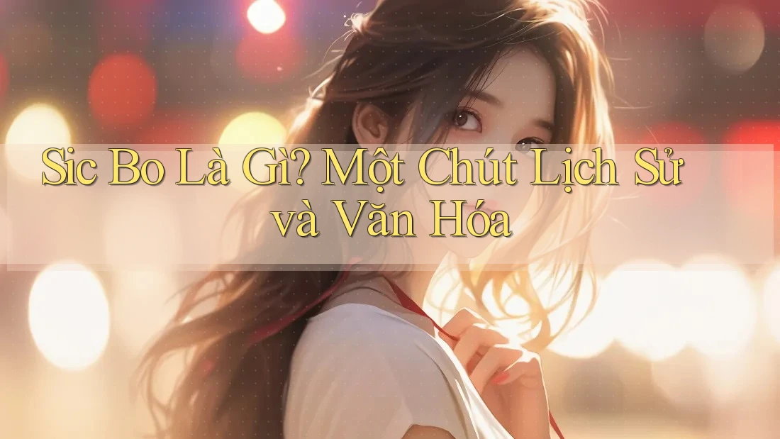 Sic Bo Là Gì? Một Chút Lịch Sử và Văn Hóa