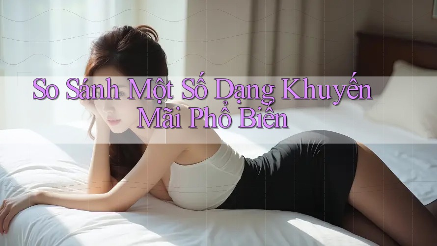 So Sánh Một Số Dạng Khuyến Mãi Phổ Biến