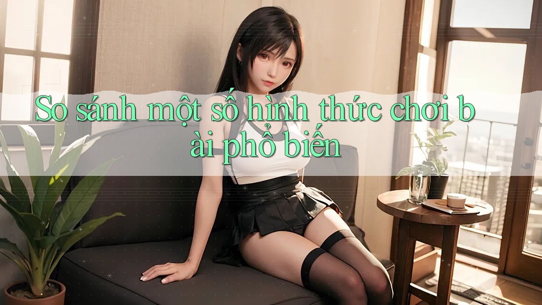 So sánh một số hình thức chơi bài phổ biến So sánh một số hình thức chơi bài phổ biến