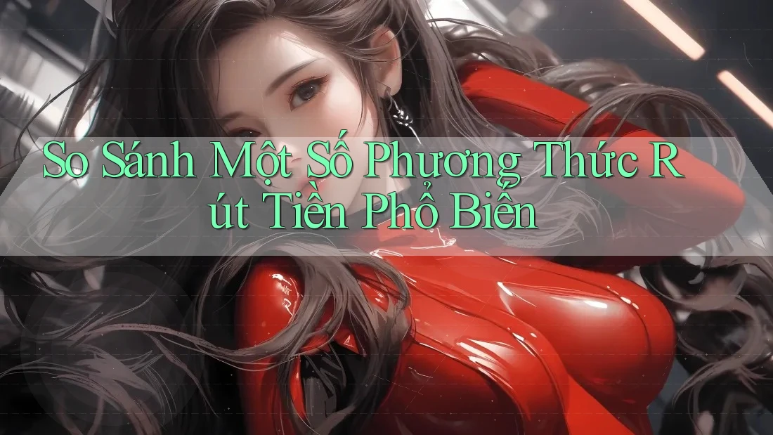 So Sánh Một Số Phương Thức Rút Tiền Phổ Biến
