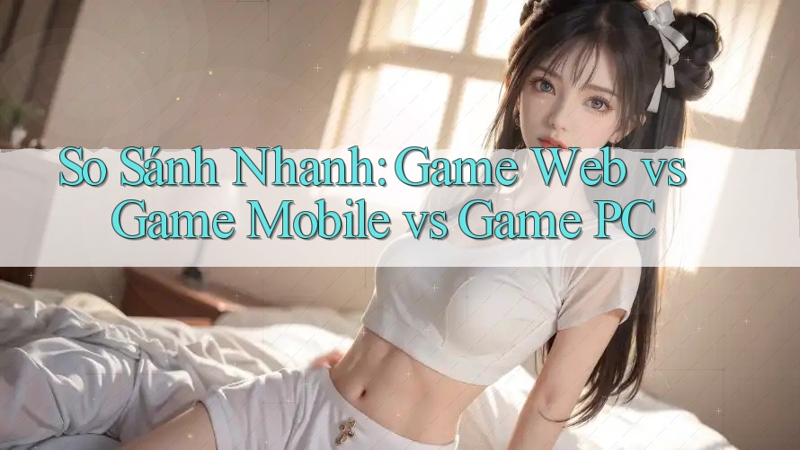 So Sánh Nhanh: Game Web vs Game Mobile vs Game PC