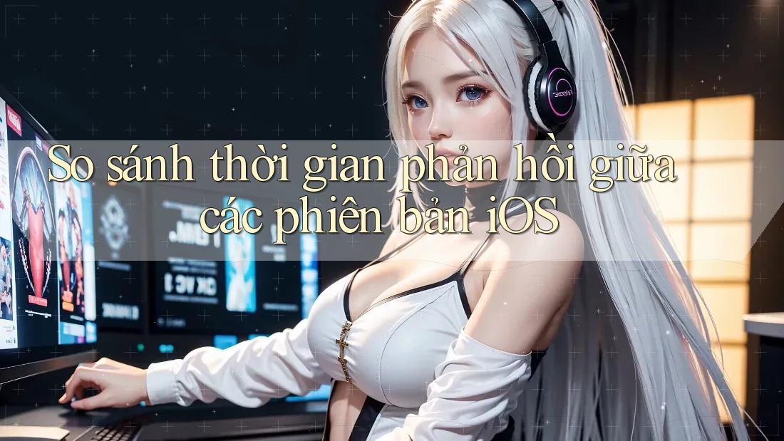 So sánh thời gian phản hồi giữa các phiên bản iOS