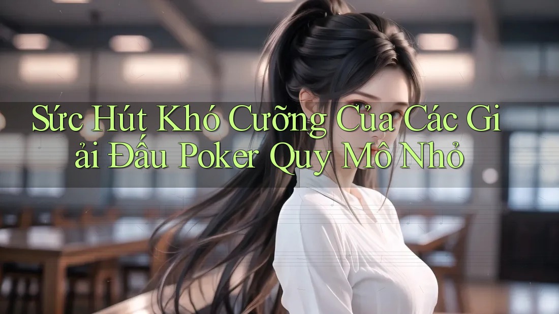 Sức Hút Khó Cưỡng Của Các Giải Đấu Poker Quy Mô Nhỏ