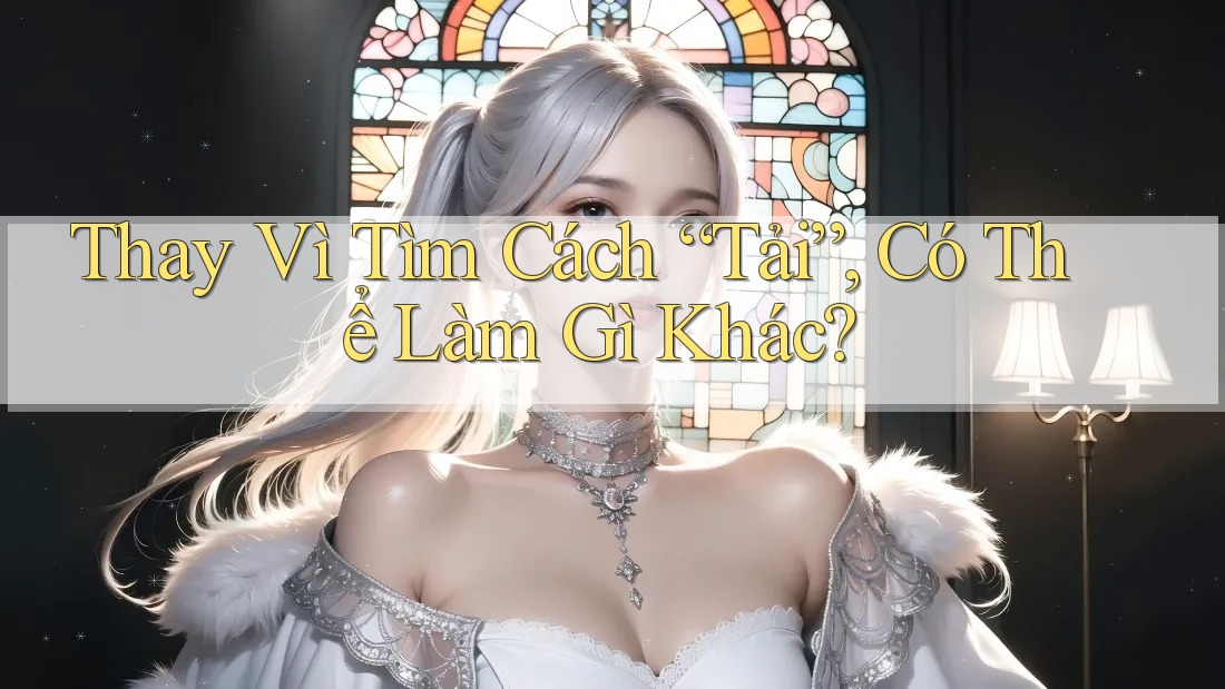 Thay Vì Tìm Cách “Tải”, Có Thể Làm Gì Khác? Thay Vì Tìm Cách “Tải”, Có Thể Làm Gì Khác?