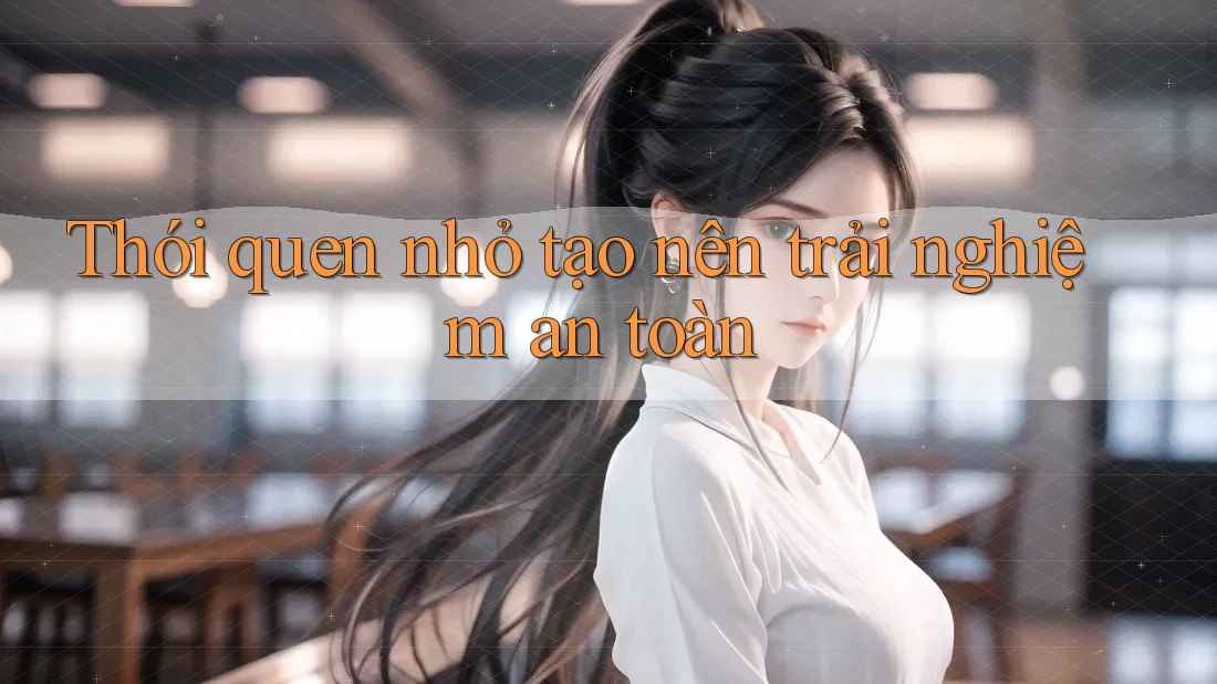 Thói quen nhỏ tạo nên trải nghiệm an toàn Thói quen nhỏ tạo nên trải nghiệm an toàn