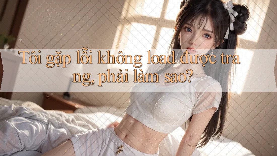 Tôi gặp lỗi không load được trang, phải làm sao?