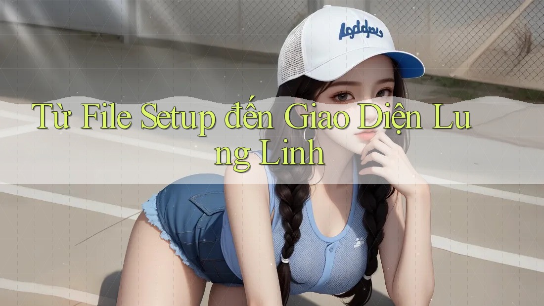 Từ File Setup đến Giao Diện Lung Linh
