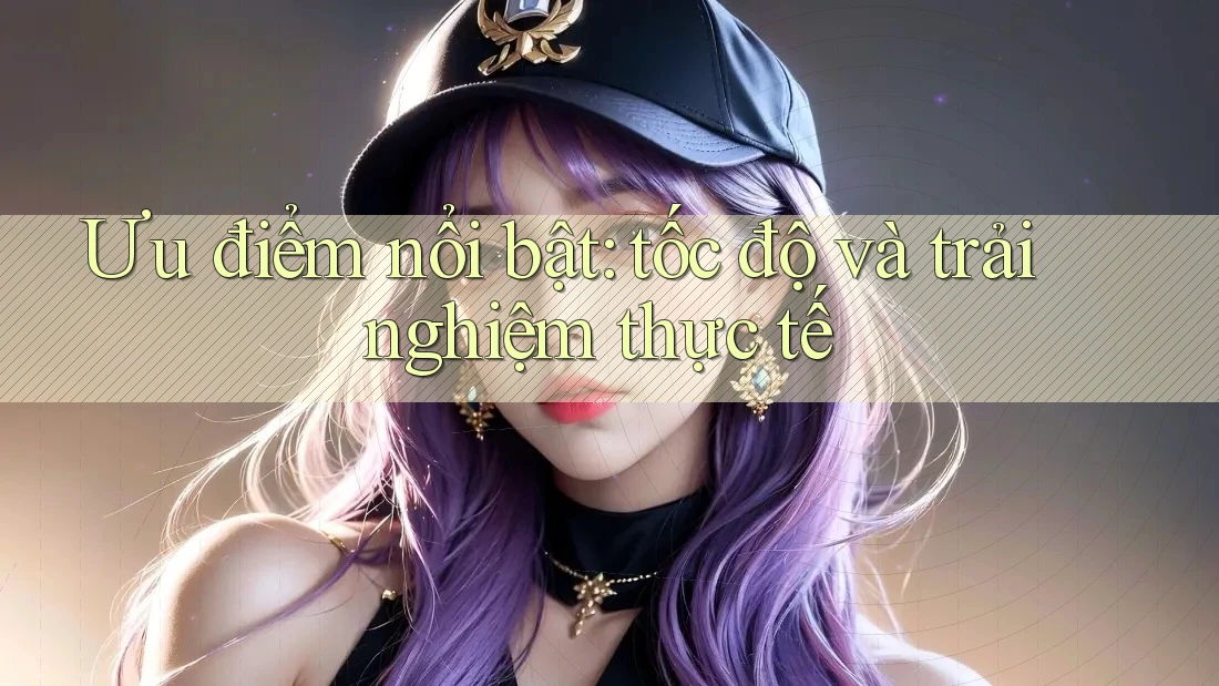 Ưu điểm nổi bật: tốc độ và trải nghiệm thực tế Ưu điểm nổi bật: tốc độ và trải nghiệm thực tế